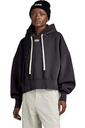 G-Star RAW Damen Oversized Cropped Hoodie, , L