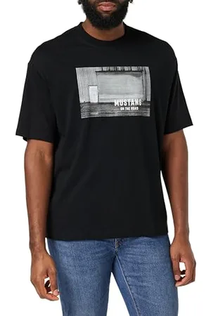 Mustang Herren Style Aidan C Foto T-Shirt, , S