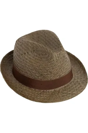 Hackett Herren-Mütze aus bengalischem Seersucker, Braun (Khaki), M