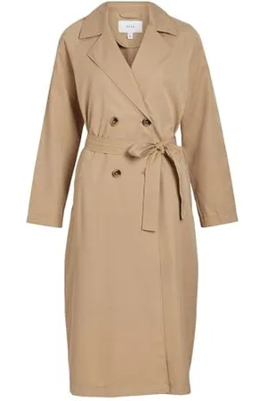 VILA Damen Vijancine L/S Long Noos Trenchcoat 14092016, ,42