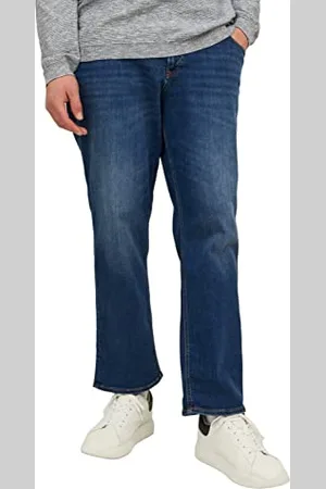 JACK & JONES Herren Jeans JJIMIKE JJORIGINAL AM 782 Plussize - Relaxed Fit, Größe:42W / 32L, Farbvariante: 12234769