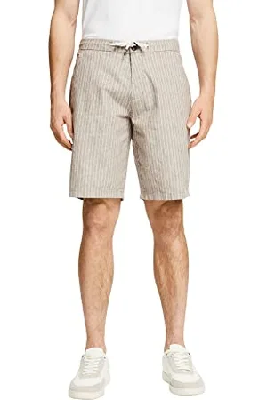 ESPRIT Herren Klassische Shorts 042ee2c316, Beige, 29W