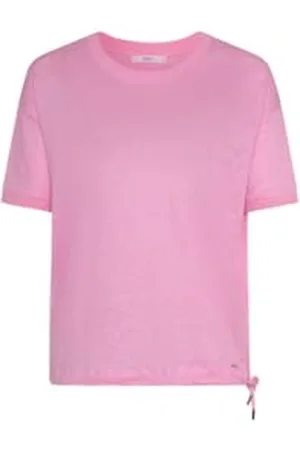 Brax Damen Style Candice Linen Single Jersey Solid T-Shirt, , 38