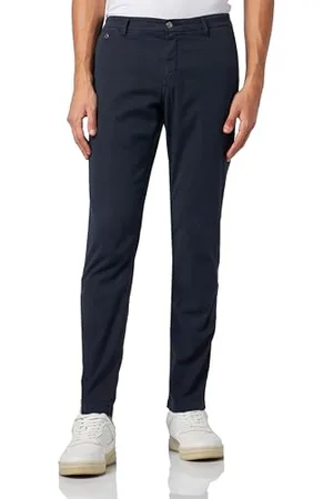 Replay Herren Chino Benni Regular-Fit mit Stretch, (Blau), 29W / 32L