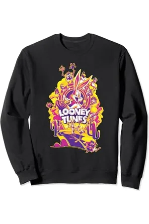 LOONEY TUNES WB 100: Desert Scene Bugs Bunny, Tweety, Daffy Sweatshirt