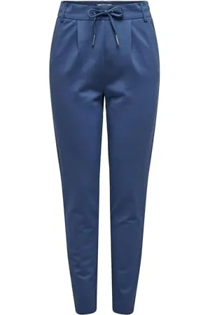 ONLY Damen Onlpoptrash Life Easy Col Pant PNT Noos Regular Fit Hose Mit Kordelzugverschluss Für Lounge Und Freizeit, ,XXS / 32L