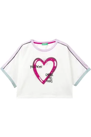 Benetton Mädchen 3i1xc10jv T-Shirt, , 160 cm