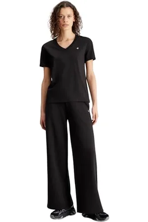 Calvin Klein Jeans Damen Jogginghose Ck Embro Badge Knit Pant Sweatpants, , L