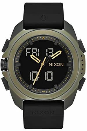 Nixon Herren Analog-Digital Japanisches Miyota Uhr mit Silikon Armband A12671089-00