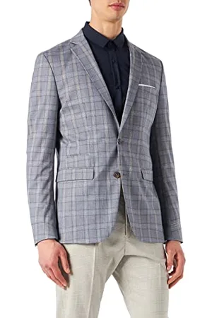 SELECTED Herren SLHSLIM-TIMELOGAN SND CHK BLZ B NOOS Blazer, , 98