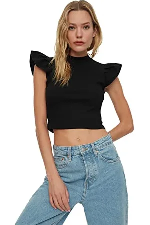 Trendyol Damen Kulturbluse Blouse Westlich, , 42
