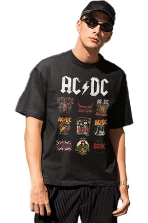 AC/DC Herren MEACDCRTS033 t Shirt Damen, , XXL