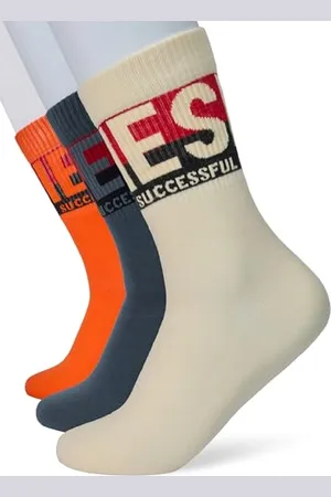 Diesel _SKM-RAY-THREEPACK_SOCKS_Mehrfarbig_L