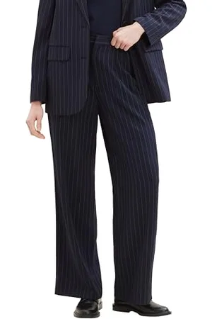 TOM TAILOR Damen Wide Leg Stoffhose, , XL