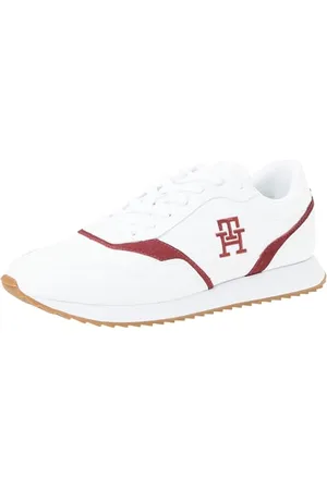 Tommy Hilfiger Herren Runner Sneaker Sportschuhe, (White), 43 EU