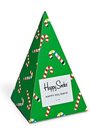 Happy Socks Herren 3-pack vakantie boom geschenkdoos Socken, , 41-46 EU