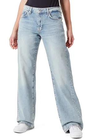 7 for all Mankind Damen Tess Trouser Frost Jeans, , 29 EU