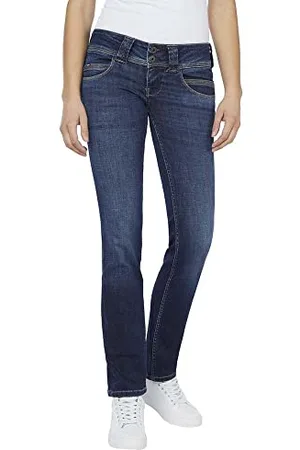 Pepe Jeans Damen Venus Jeans, Blau (Denim-DM2), 31W/32L