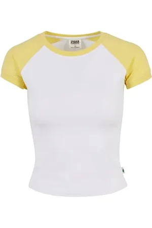 Urban classics Damen TB5075-Ladies Organic Stretch Short Retro Baseball Tee T-Shirt, , 3XL