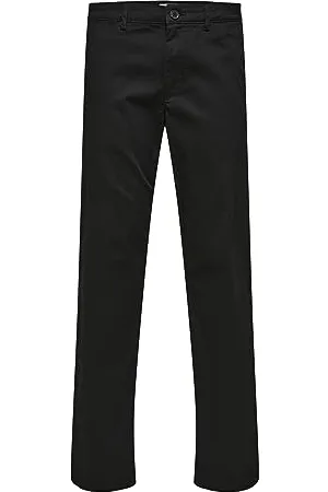SELECTED SELETED HOMME Herren Slhstraight-new Miles 196 Flex Pants W Chino, , 36W / 34L EU
