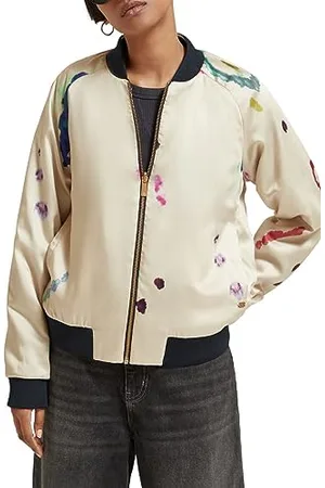 Scotch&Soda Damen Reversible Bomber Jacket Wendebomber, , XL