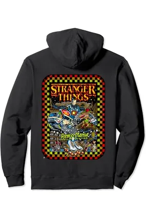 Stranger Things Promo Comic Eleven Rink O Mania Retro 80er Jahre Pullover Hoodie