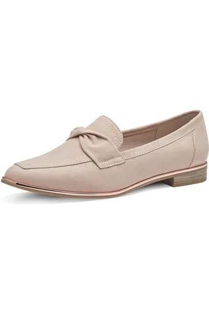 Marco Tozzi Damen Slipper mit Blockabsatz Vegan, Beige , 40 EU