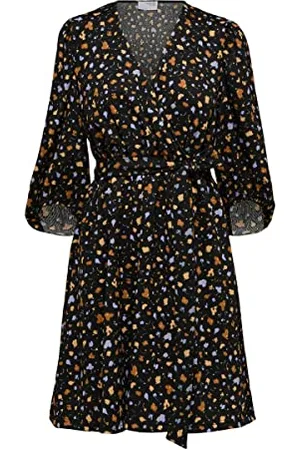 SELECTED Damen Slfmynte 3/4 Short Dress Aop B Kleid, , S EU
