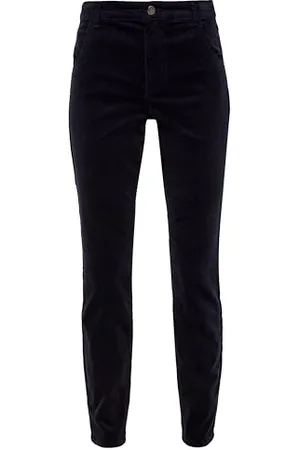 QS by s.Oliver Damen Hose lang, Slim Fit Blue 34