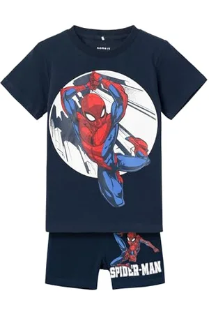 NAME IT Jungen Nmmnow Spiderman Ss Nightset Noos Mar, , 86-92