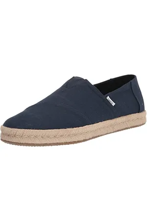 TOMS Herren Slipper Schuhe Alp Rope 2.0 Slipper Canvas Freizeit Elegant Slip-Ons Uni Herren Slipper Canvas moos