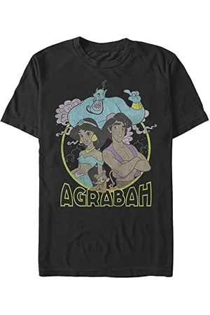 Disney Unisex Aladdin Grunge Agrabah Organic Short Sleeve T-shirt, , M