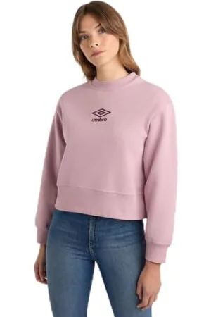 Umbro Damen Core Boxy-Sweatshirt Pullover, Mauve Shadow/Potent Purple, M