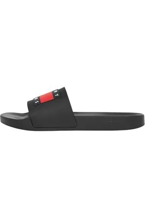 Tommy Hilfiger Herren Badeschuhe Pool Slide Essential Badelatschen, (Black), 40