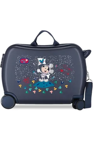 Disney Mickey Mickey on The Moon Kinderkoffer, Blau, 50 x 38 x 20 cm, starrer ABS-Kombinationsverschluss seitlich, 34 1,8 kg, 4 Räder, Handgepäck.