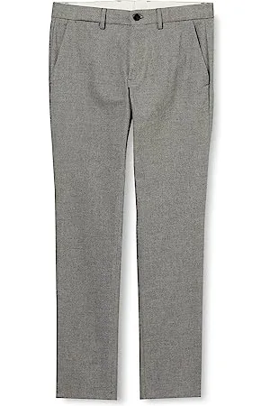 Tommy Hilfiger Herren Stoffhose Bleecker Fake Solid Wool Look mit Stretch, , W28/L32