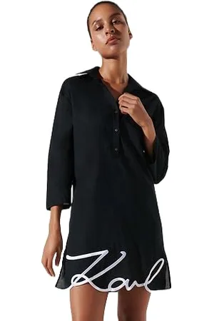 Karl Lagerfeld Dna signature strandkleid, , 9S