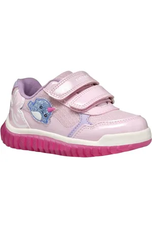 Geox Jungen Mädchen B LIGHTYLOO Girl A Sneaker, Pink/Lilac, 25 EU