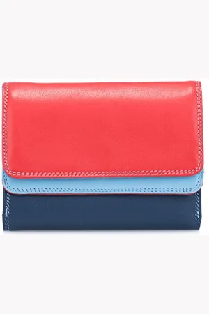 Mywalit Leder Damen Geldbörse - Double Flap Purse - 250-127 - Royal