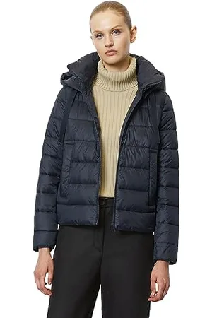 Marc O’ Polo Damen 308085170129_899_32 WOVEN OUTDOOR JACKETS, deep blue sea, 32 EU
