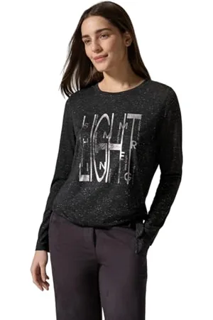 CECIL Glitter Shirt Foil Print
