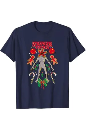 Stranger Things Christmas Festive Lebkuchen-Demogorgons T-Shirt