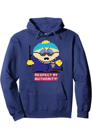South Park Eric Cartman Respektiere meine Autorität! Polizei verpixelt Pullover Hoodie