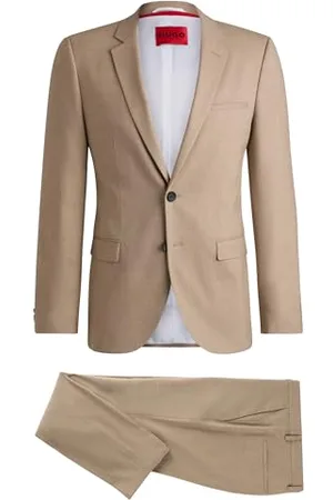 HUGO BOSS Herren Sakko Groesse: 102 DE Farbe: beige