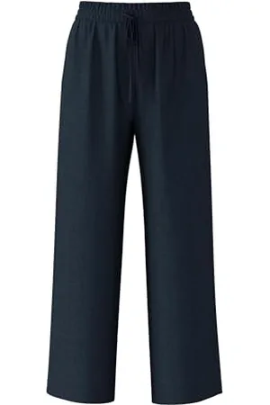 SELECTED Damen Slfviva-gulia Hw Long Linen Pant Noos Stoffhose, , 34 EU