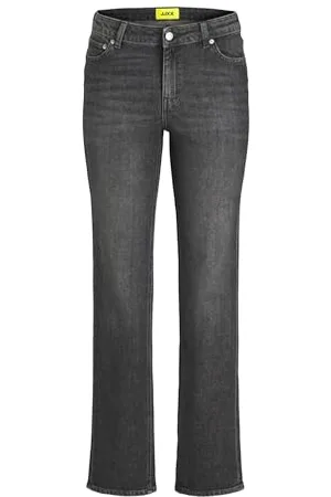 JACK & JONES Female Straight-Fit JXNICE SL-STR MW C8165 Jeans DNM NOOS