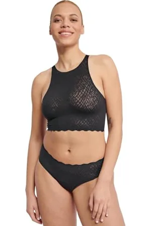 Sloggi Damen Zero Feel Bliss Hipster, Black, L