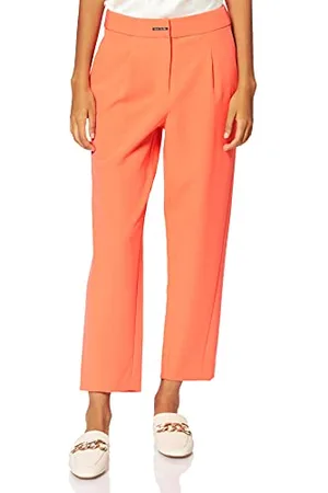 Armani Exchange Damen Hidden Closure With Logoed Metallic Emebllishment Suit Pants, , 2