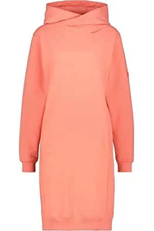 alife kickin ALIFE and Kickin JiliaAK A Sweatdress – Damen Hoodie – Pullover mit Kapuze Ideal für Freizeit & Alltag - Sweatshirt - Kapuzenpullover M