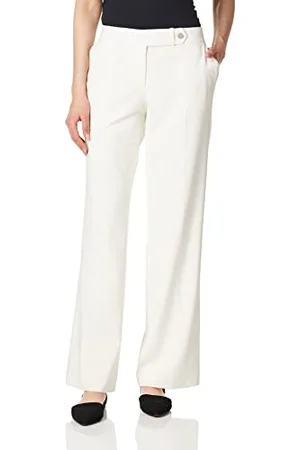 Calvin Klein Damen Straight Leg Lux Pant (Standard & Petite) Lässige Business-Hose, , 46